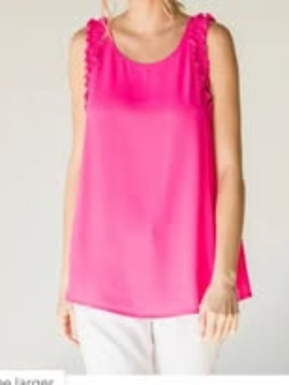 Pink Sleeveless Top